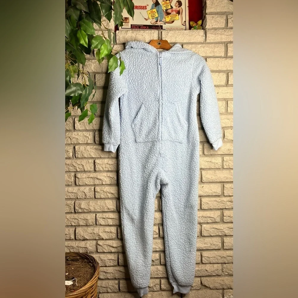 Cat & Jack Hooded Onsie Pajamas Sherpa
